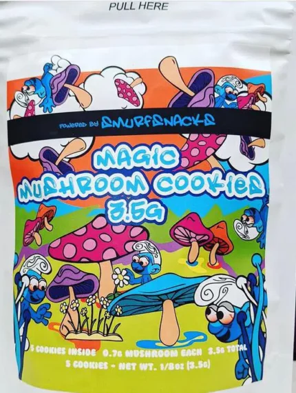 Smurf Snacks Mushroom Cookies